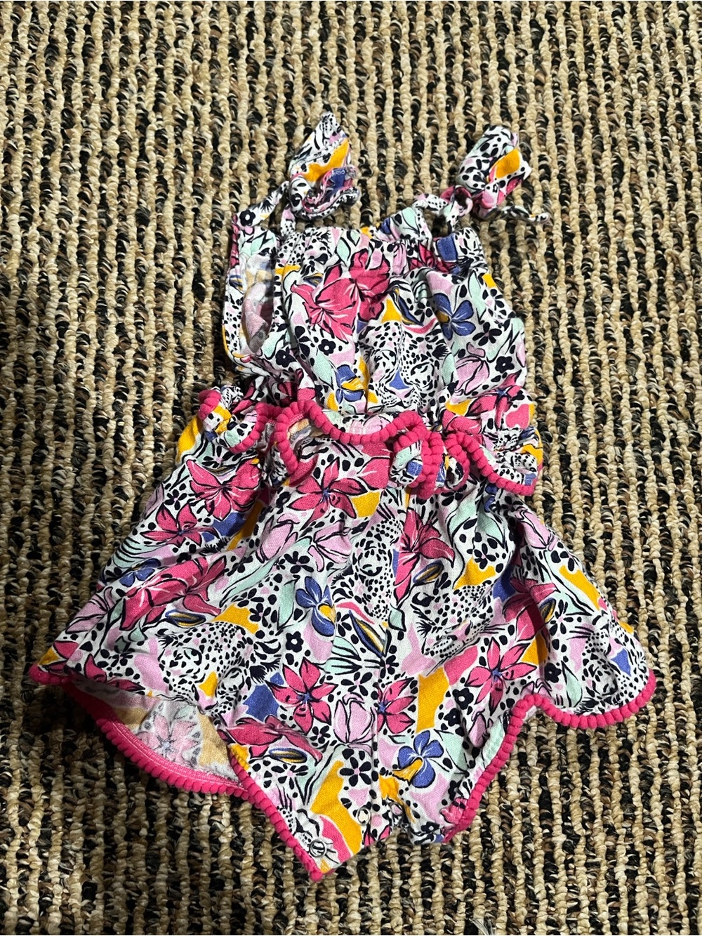 Vince Camuto Girls Floral Ruffle Top - Pink, Yellow, Purple, Mint, Black